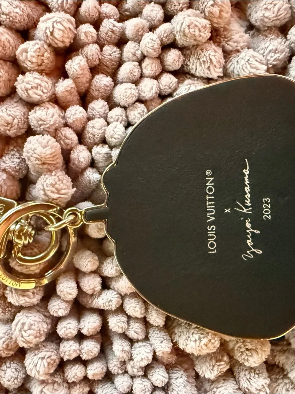 Louis Vuitton x Yayoi Kusama Pumpkin keychain/bag charm. - Picture 2 of 3
